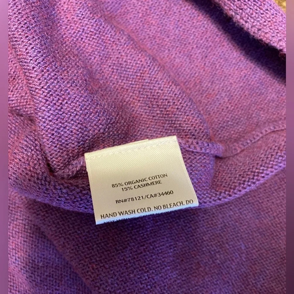 Eileen Fisher Organic Cotton Cashmere Blend Sweater - Picture 7 of 7